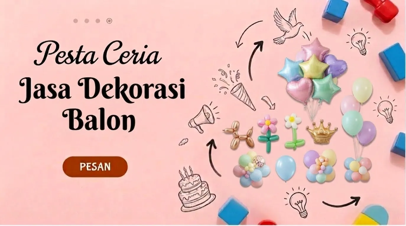Pesta Ceria — Jasa Dekorasi Balon